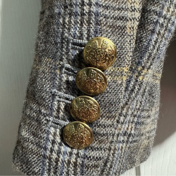 J. Crew Schoolboy Blazer Wool Blend English Tweed Size 16 Academia Preppy - Picture 7 of 15
